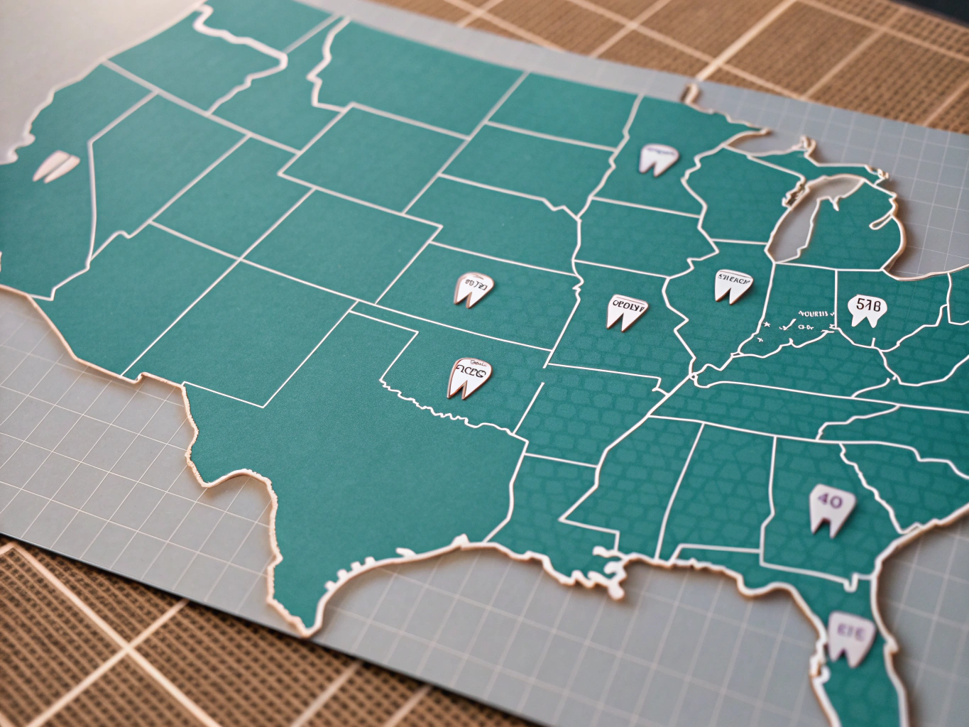 United States Map showing Dentulu Sleep Network coverage